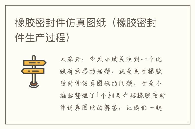 橡胶密封件仿真图纸（橡胶密封件生产过程）