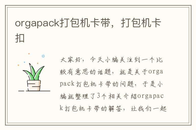 orgapack打包机卡带，打包机卡扣