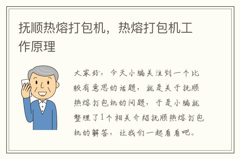 抚顺热熔打包机，热熔打包机工作原理